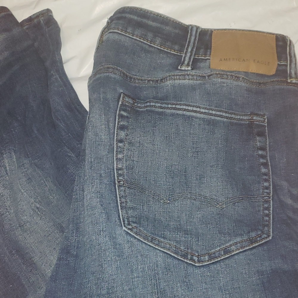 Medium Wash Slim Jeans AE